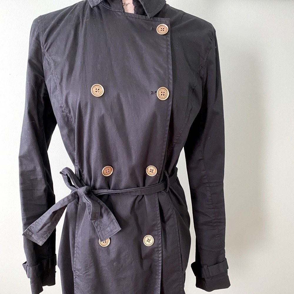 Women’s Michael Kors Black Trench Coat